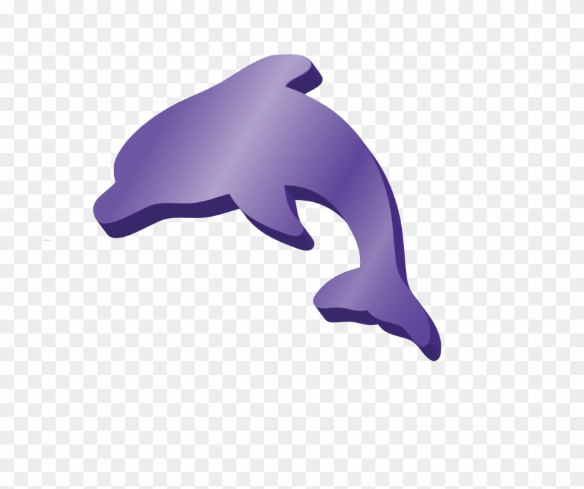Clipart Dolphin Purple - Clipart Dolphin Purple #1503877