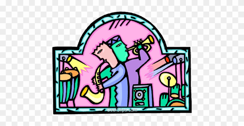 Jazz Musicians, Entertainment Royalty Free Vector Clip - Jazz Musicians, Entertainment Royalty Free Vector Clip #1504055