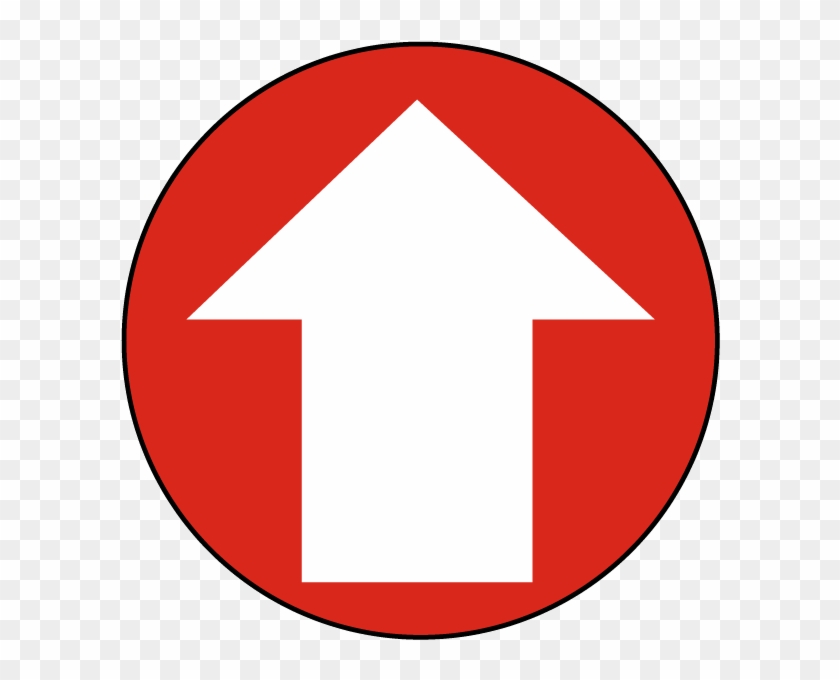 Directional Arrow Floor Sign - Directional Arrow Floor Sign #1505603