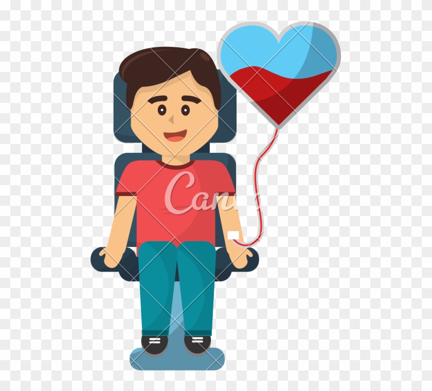 Man Donating Blood Icon - Man Donating Blood Icon #1505660