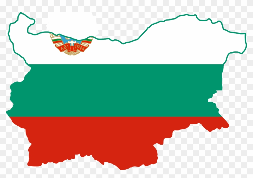 Flag Map Of Bulgaria - Flag Map Of Bulgaria #1506904