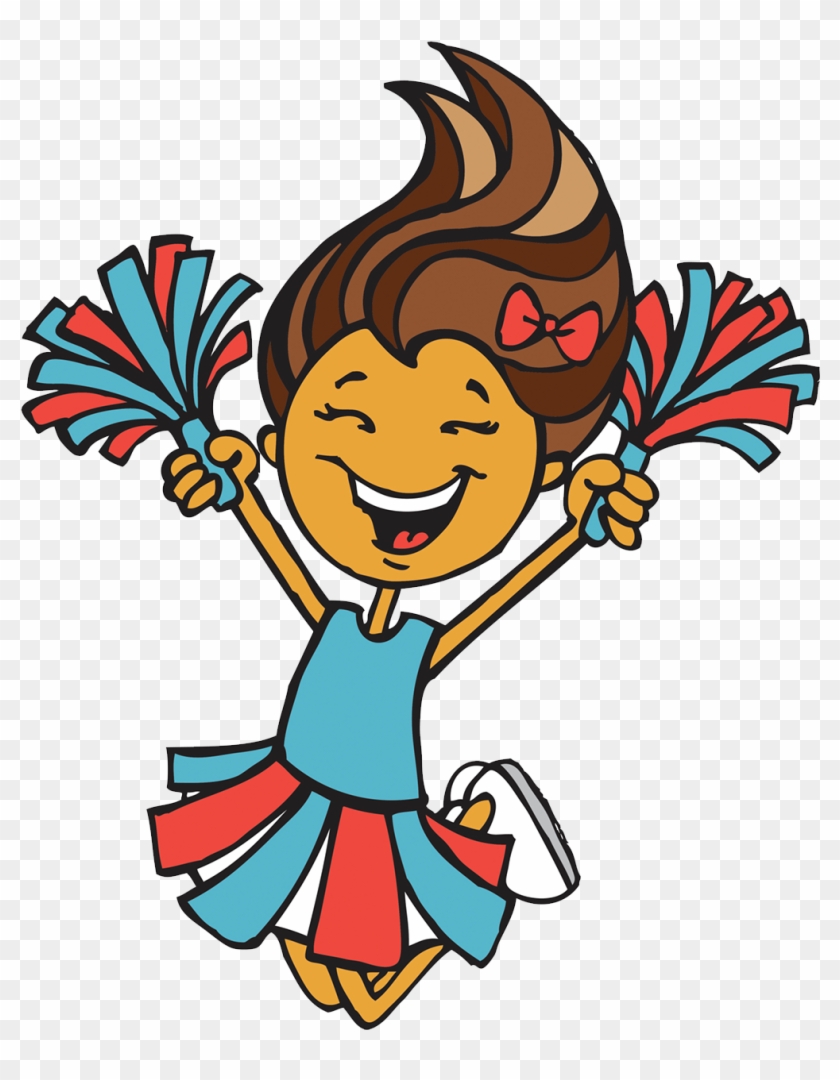 Cheerleader Cartoon Illustration - Cheerleader Cartoon Illustration #234151