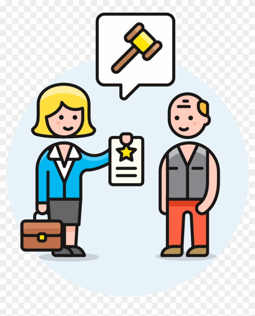 08 Lawyer Use Law - Cartoon #235156