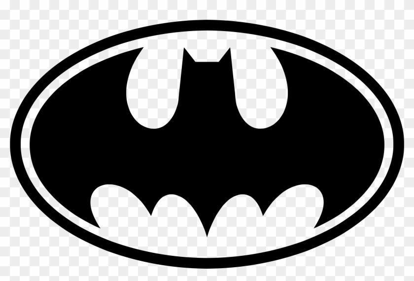 Black And White Logo Batman Clipart Library Clip Art - Batman Logo Black And White #235440