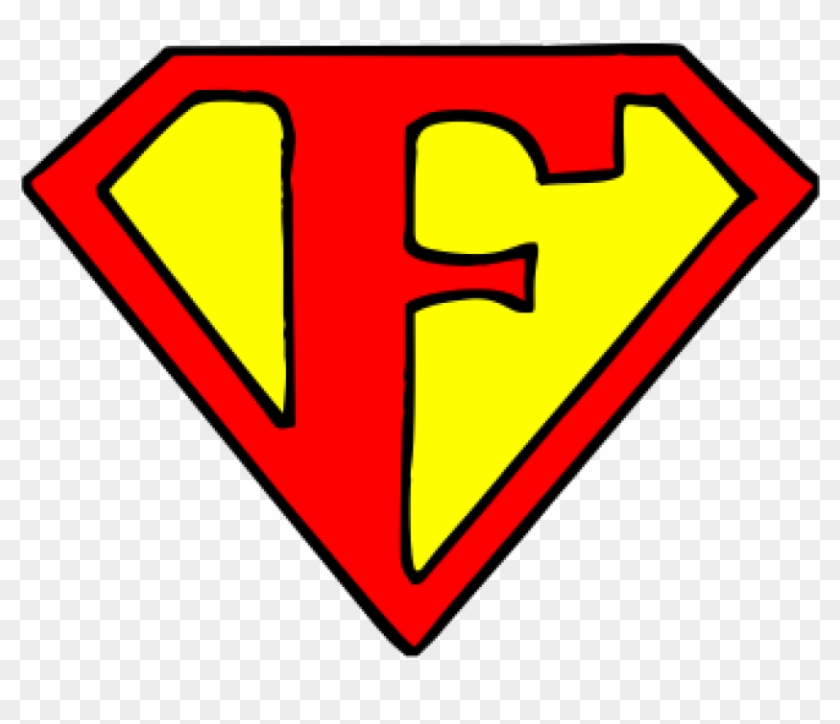 F Letter Logo Png - Superman Logo With Ap #235476