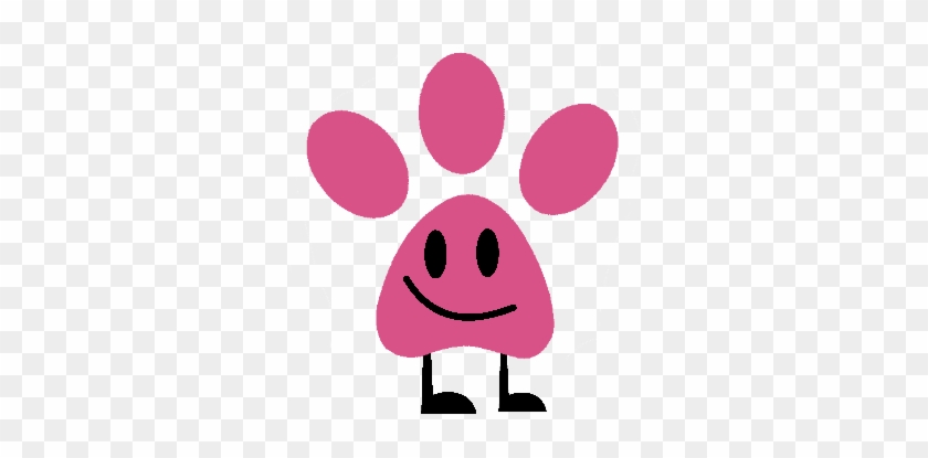 Pink Panther Paw Print Clip Art - My Object Character #235735