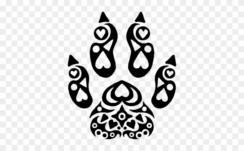 More Like Atheist Tattoo By Jackie Rabbit By - Wolf Paw Tribal Png #235833