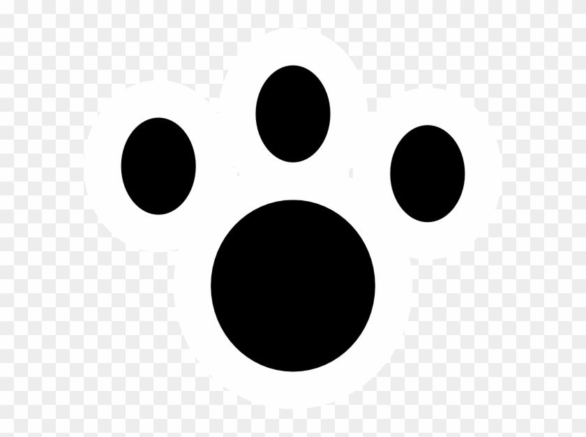 Leopard Paw Print Clip Art - Circle #235909