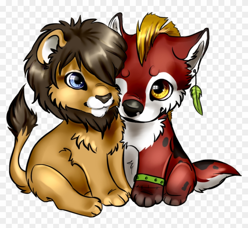 Fox And Lion By Nevaeh-lee - Cartoon #235947