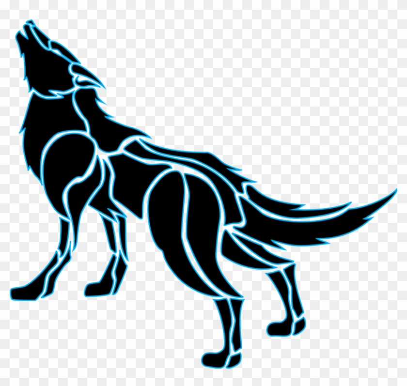 Tron Wolf Tribal By Miriajiyuu On Clipart Library - Tron Tribal #235998