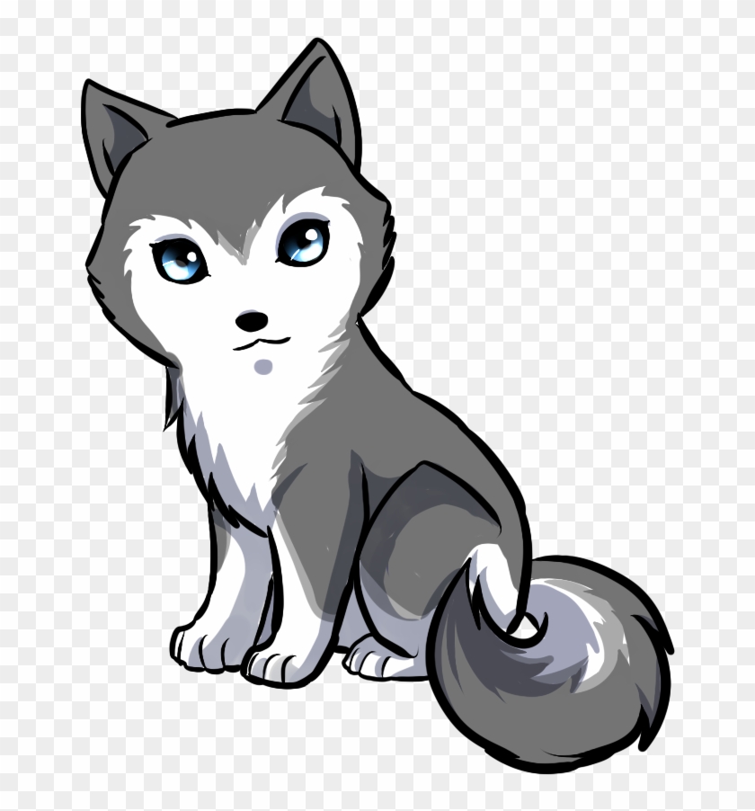 Drawn Husky Chibi - Anime Husky Puppy #236195