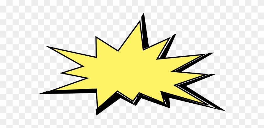 Big Yellow Explosion Clip Art At Clker Com Vector Clip - Explosion Png Clip Art #236248