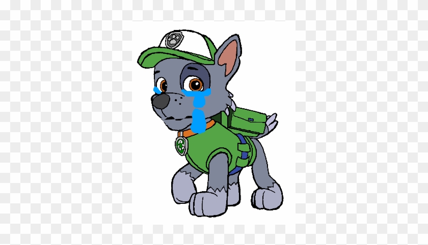 Rocky Crying - Rocky Paw Patrol Drawing #236329