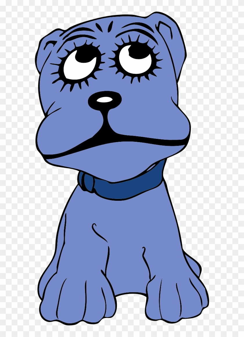 Vector Clip Art - Cartoon Dog Shower Curtain #236817
