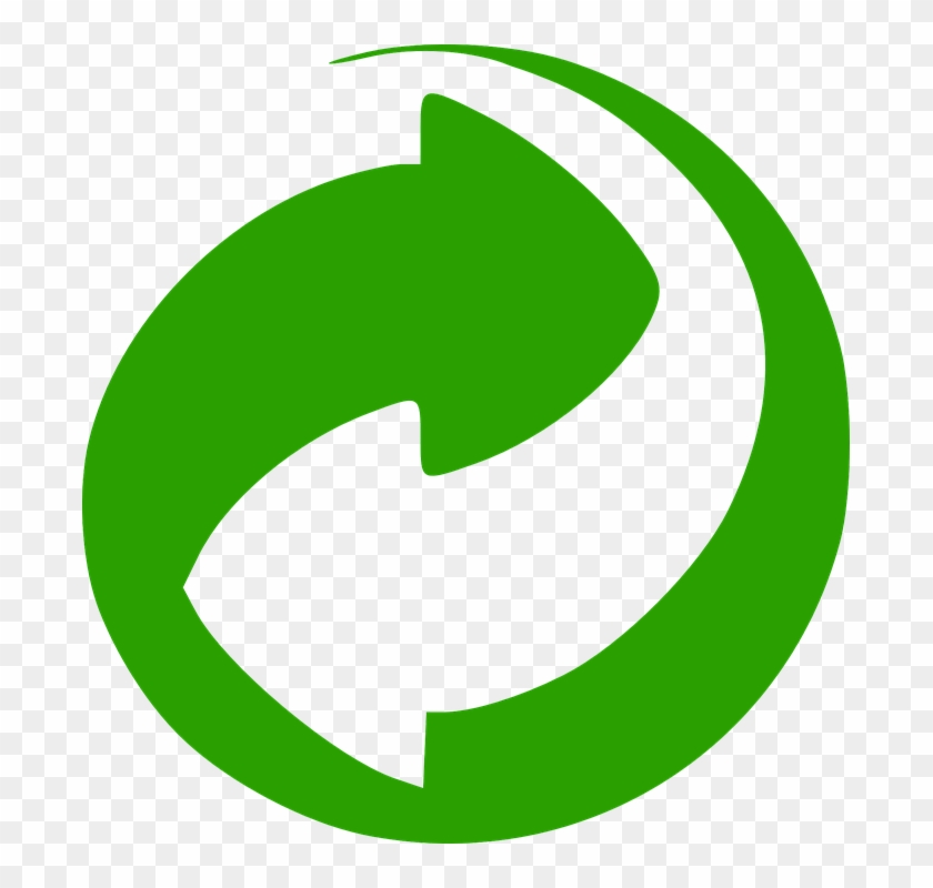 Grune Punkt Clip Art Free Vector / 4vector - Simbolo De Punto Verde #237090