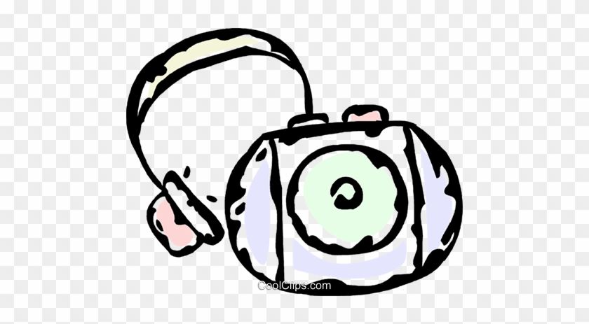Portable Cd Player Royalty Free Vector Clip Art Illustration - Portable Cd Player Royalty Free Vector Clip Art Illustration #1508481