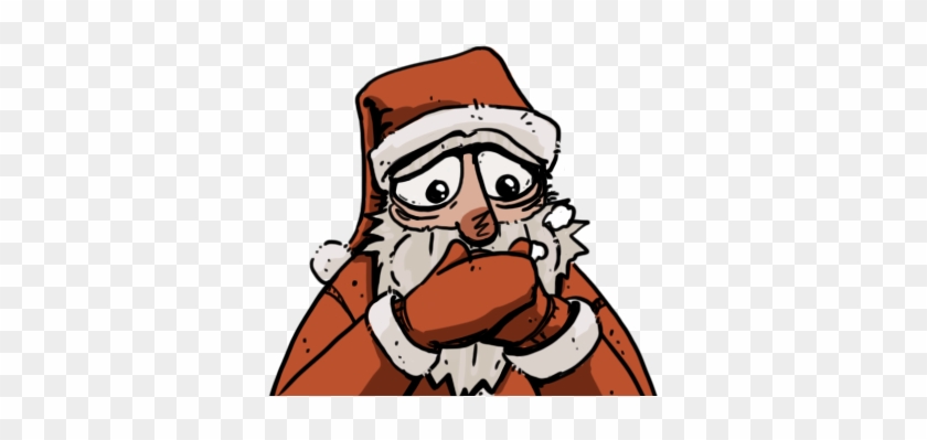 Edgy Santa Messages Sticker-7 - Edgy Santa Messages Sticker-7 #1508657