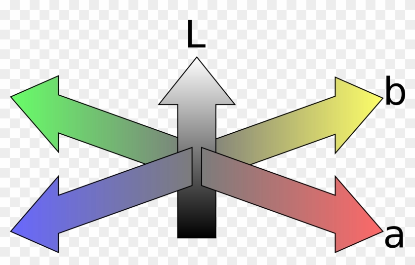 Cie Lab Colorspace As Coordinate System Clip Art Black - Cie Lab Colorspace As Coordinate System Clip Art Black #1508919
