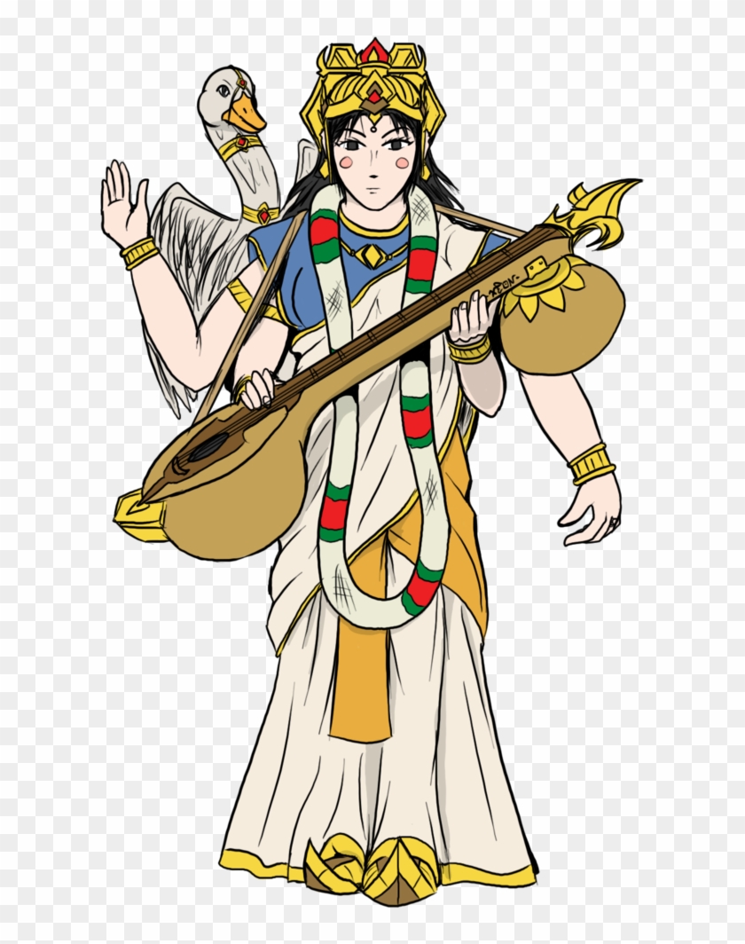 Saraswati Drawing Idol - Saraswati Drawing Idol #1511044