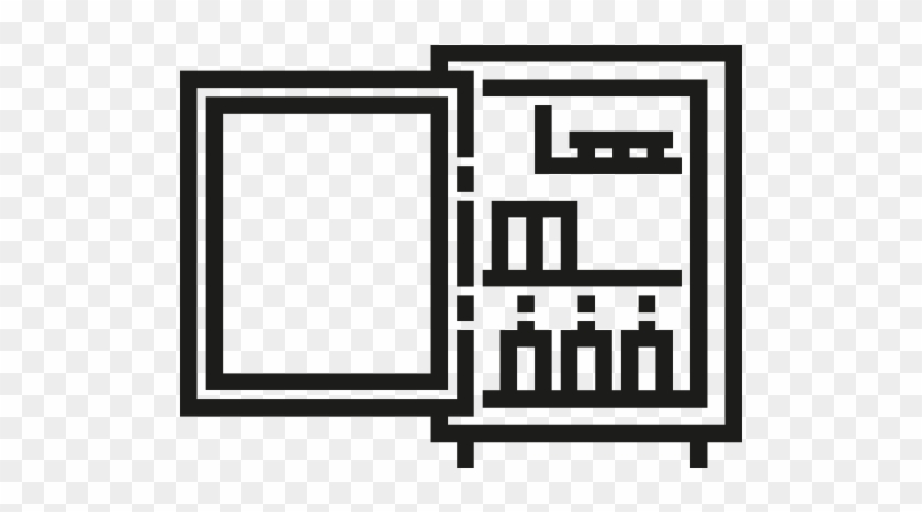 Vector Black And White Download Freezer Refrigerator - Vector Black And White Download Freezer Refrigerator #1511149