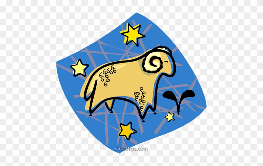 Astrology Sign, Aries Royalty Free Vector Clip Art - Astrology Sign, Aries Royalty Free Vector Clip Art #1511320