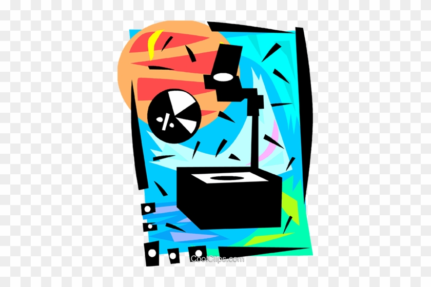 Overhead Projectors Royalty Free Vector Clip Art Illustration - Overhead Projectors Royalty Free Vector Clip Art Illustration #1511568