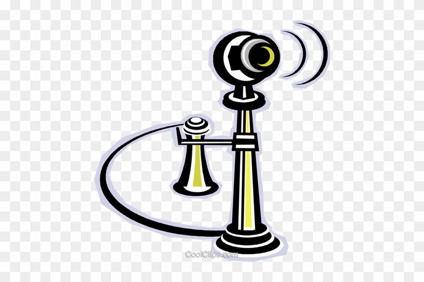 Antique Telephone Royalty Free Vector Clip Art Illustration - Antique Telephone Royalty Free Vector Clip Art Illustration #1512474