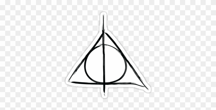 "deathly Hallows Symbol" Stickers By Kate Bloomfield - "deathly Hallows Symbol" Stickers By Kate Bloomfield #1512581