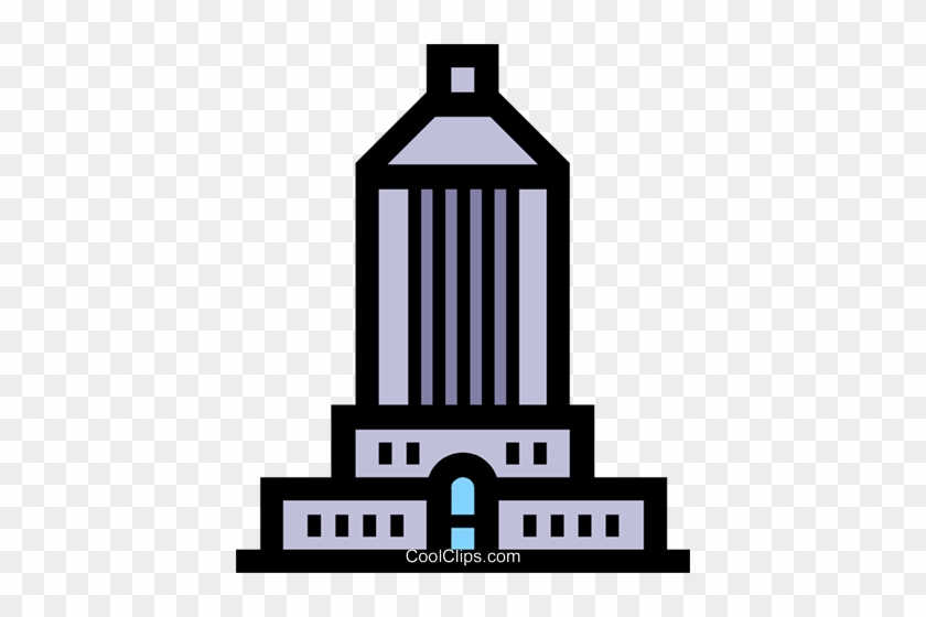 Office Tower Royalty Free Vector Clip Art Illustration - Office Tower Royalty Free Vector Clip Art Illustration #1513470