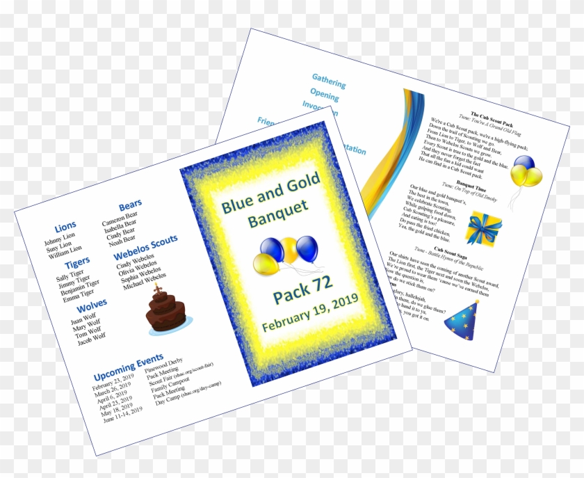 Blue And Gold Banquet Ideas - Blue And Gold Banquet Ideas #1514392