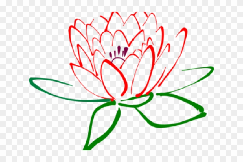 Lotus Clipart Red Lotus - Lotus Clipart Red Lotus #1514662
