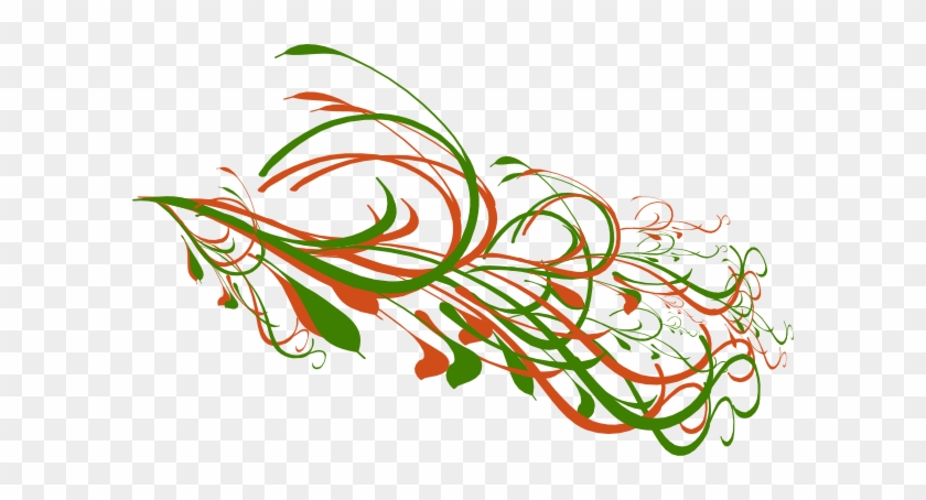 Orange Green Big Swirl Clipart Png For Web - Orange Green Big Swirl Clipart Png For Web #1515347