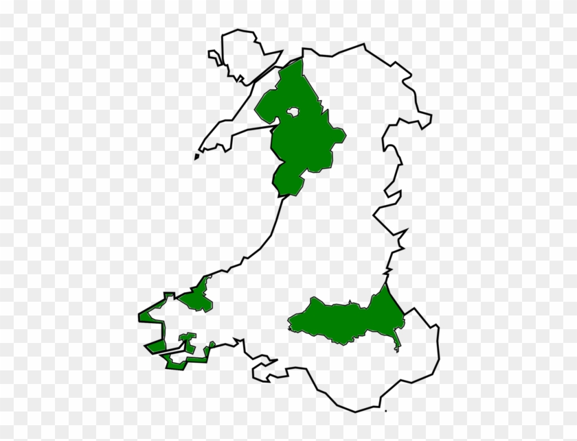 Parciau Cenedlaethol Cymru Flag Of Wales Map Welsh - Parciau Cenedlaethol Cymru Flag Of Wales Map Welsh #1516231