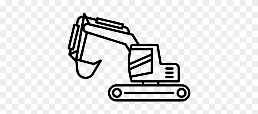 Excavator Vector - Excavator Vector #1516629