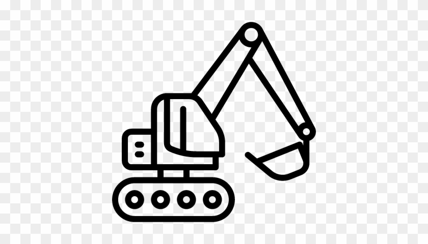 Excavator Vector - Excavator Vector #1516635