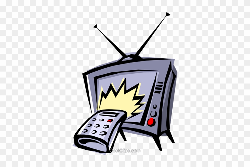 Television Royalty Free Vector Clip Art Illustration - Television Royalty Free Vector Clip Art Illustration #1517216