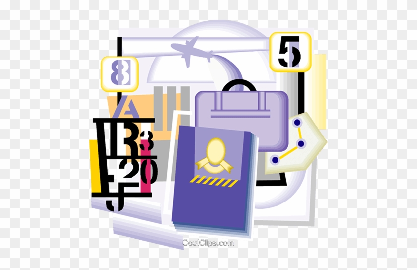 International Travel With Passport Royalty Free Vector - International Travel With Passport Royalty Free Vector #1517481