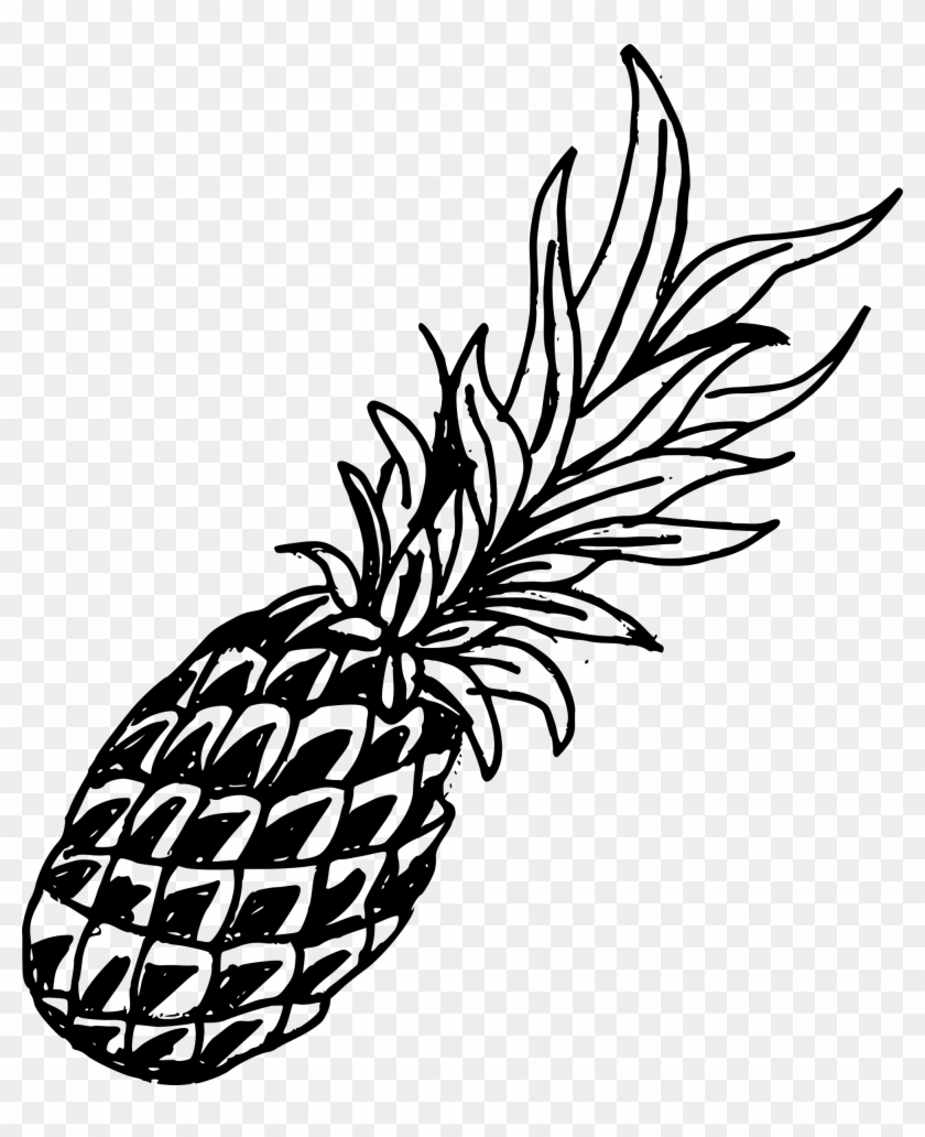 Drawn Pineapple Five Fruit - Drawn Pineapple Five Fruit #1518421