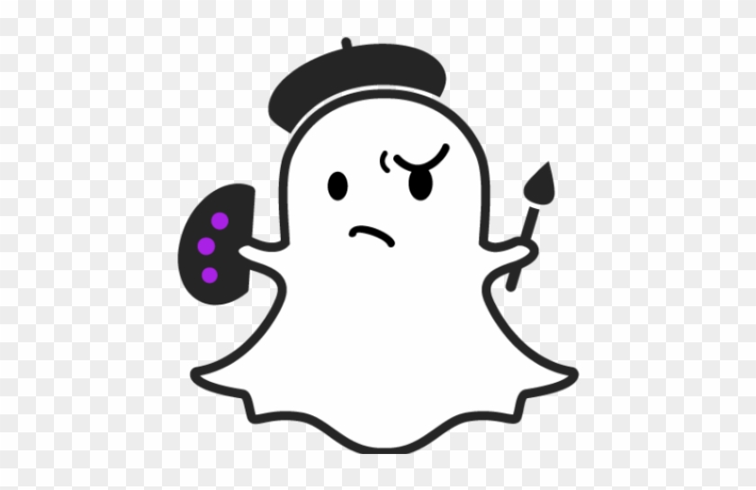Snapchat Clipart Purple - Snapchat Clipart Purple #1519029