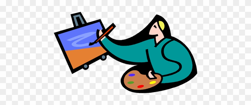 Artist Painting A Picture Royalty Free Vector Clip - Artist Painting A Picture Royalty Free Vector Clip #1520001