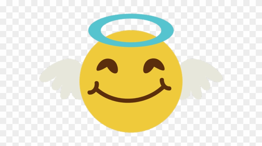 Smiley Clipart Angel - Smiley Clipart Angel #1520255