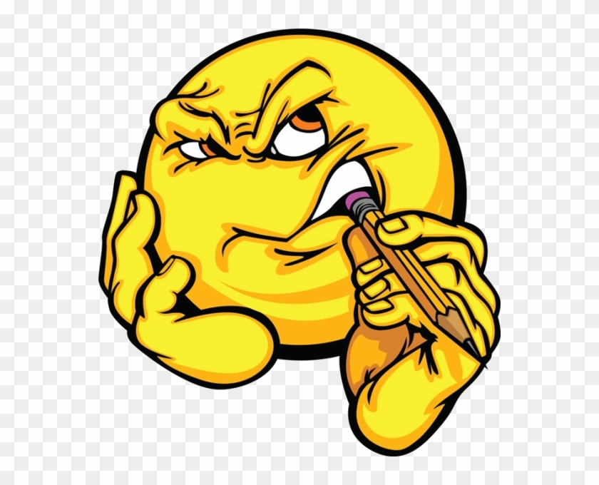 Smiley Clipart Thinking - Smiley Clipart Thinking #1520266