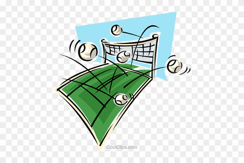 Chaotic Volleyballs Royalty Free Vector Clip Art Illustration - Chaotic Volleyballs Royalty Free Vector Clip Art Illustration #1520783