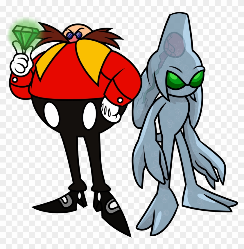 Vector Library Stock Robotnik And Chaos - Vector Library Stock Robotnik And Chaos #1520792