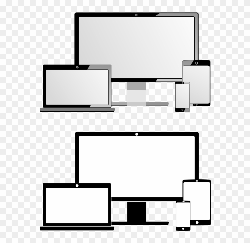 Responsive Web Design Handheld Devices Mockup Office - Responsive Web Design Handheld Devices Mockup Office #1520923