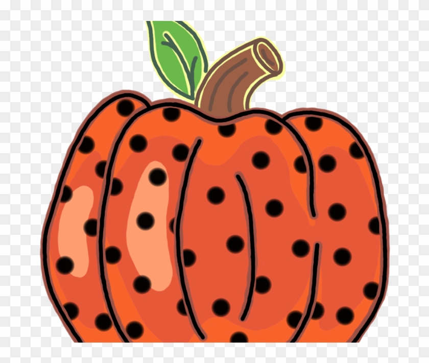 Polka Dot Pumpkin Clipart Download - Polka Dot Pumpkin Clipart Download #1521007