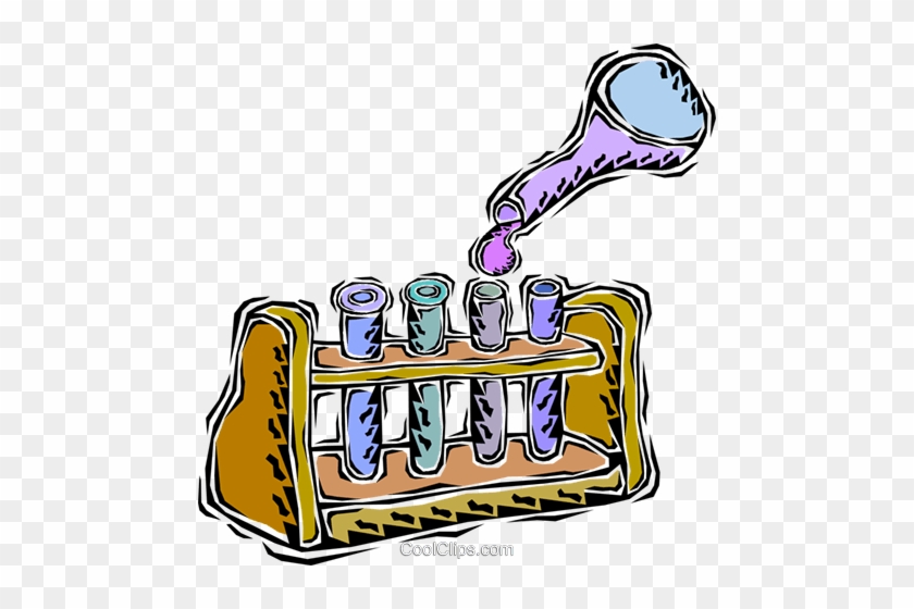 Test Tubes Royalty Free Vector Clip Art Illustration - Test Tubes Royalty Free Vector Clip Art Illustration #1521606