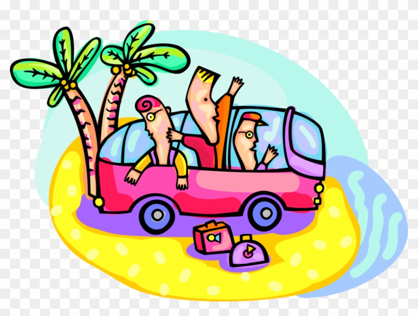 Family On Image Illustration Of In Vehicle - Family On Image Illustration Of In Vehicle #1521686
