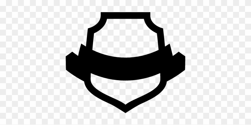 Shield With Banner Vector - Shield With Banner Vector #1521770