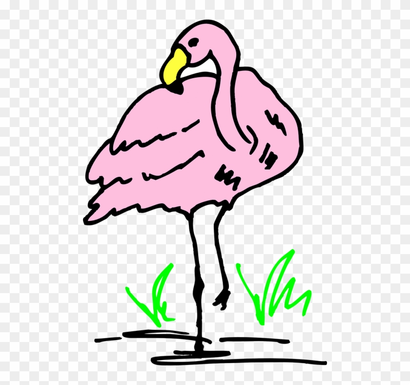 Vector Flamingo Clip Art - Vector Flamingo Clip Art #1521924